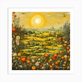 June Sun, by Peter Ghetu 2024 Art Print