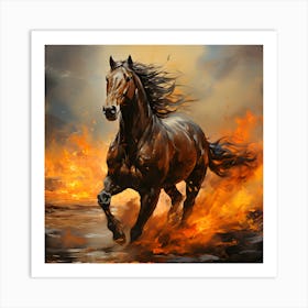 Hooves Of Harmony A Symphony In Motion Art Print