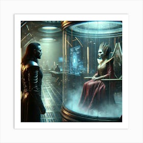 Sci Fi Intense Dialogue Ronan Queen Sorath 1024x1024 Art Print