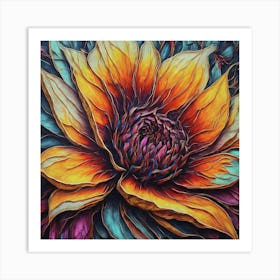 Dahlia 29 Art Print