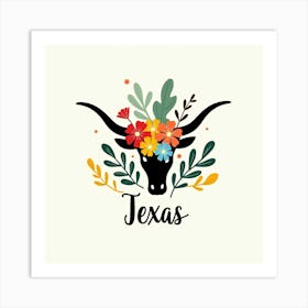 Texas Longhorn Art Print