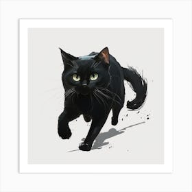 Black Cat 13 Art Print