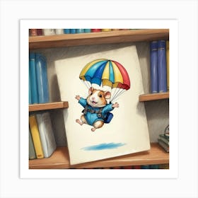 Guinea Pig Parachute Art Print