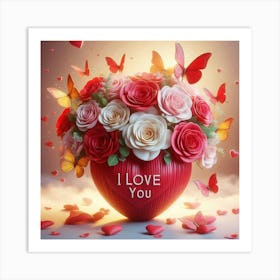 I Love You Art Print