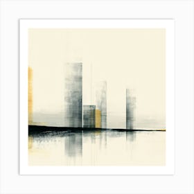 Abstract Cityscape 7 Art Print