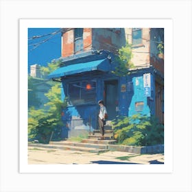 Street Scene Art Print