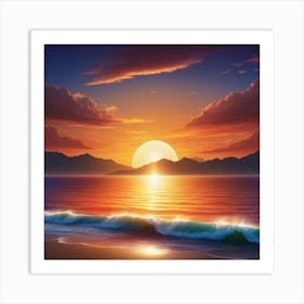 Sunset Art Print