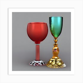 Two Glasses Of Wine Art Print