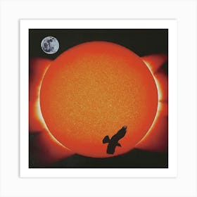 The Sun, The Moon and The Lost Bird Art Print