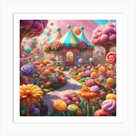 Secret Flower Garden Art Print