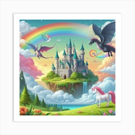 Fairytale Castle 1 Art Print