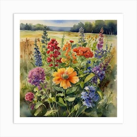 Wildflowers 4 Art Print