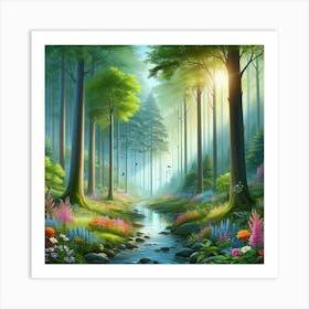 Beautiful Forest 2 Art Print