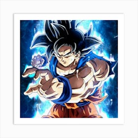 Dragon Ball Z Wallpaper Art Print