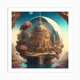 Castle In The Sky Art Print