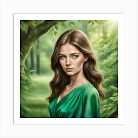 One with nature  Art Print