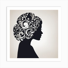 Portrait Of A Woman 7 Art Print