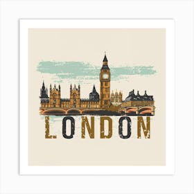 London Skyline Art Print