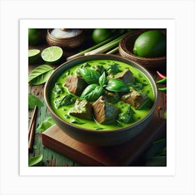 Green Curry Art Print