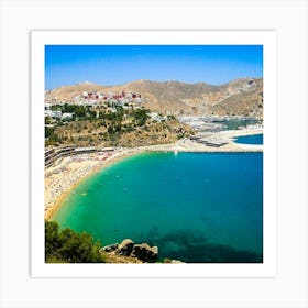 Azulejo Beach Art Print