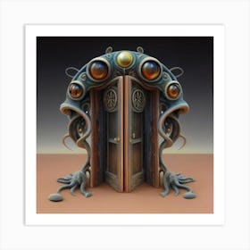 Octopus Door 6 Art Print