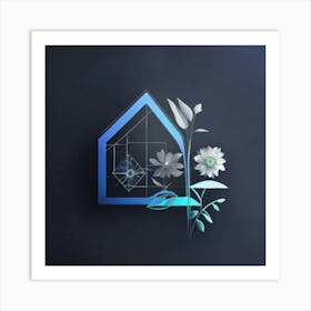 House Of Flowers Art Print