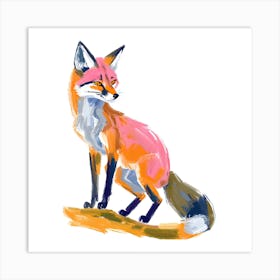 Gray Fox 02 Art Print