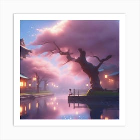 Sakura Blossom Art Print