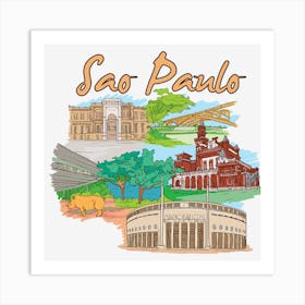 Sao Paulo Art Print