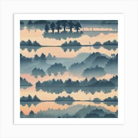 Peaceful Landscapes (35) Art Print