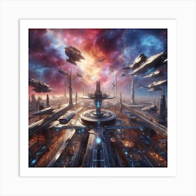 Space City 2 Art Print