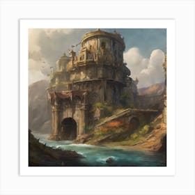 Fantasy Castle 82 Art Print