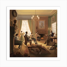 John F Kennedy'S Home Art Print