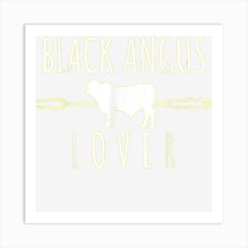 Barbecue Black Angus Lover Grilling Art Print