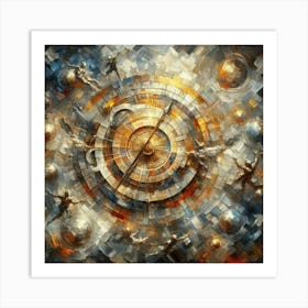 Clock Of The Universe Art Print