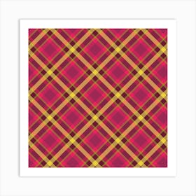 Plaid Pattern 41 Art Print