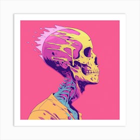 Skull Skull Skull Skull Skull Skull Skull Skull Skull 1 Art Print