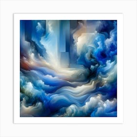 Abstract Of Clouds 2 Art Print