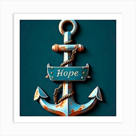 Hope Anchor Art Print