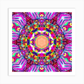 Psychedelic Mandala 55 Art Print