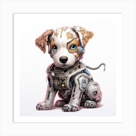 Robot Dog Art Print