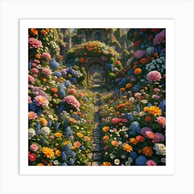 Fairytale Garden 2 Art Print