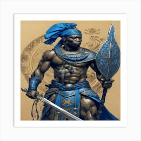 Samurai Warrior 4 Art Print