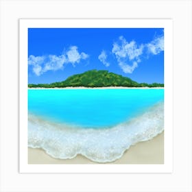 BEACH LANDSCAPE Art Print