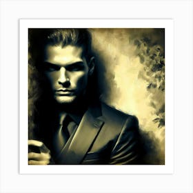 Creative Male Portrait 2 Art Print