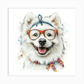 Samoyed 13 Art Print