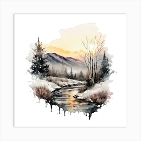 Watercolor Painting 1 Art Print