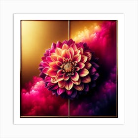 Dahlia Flower 6 Art Print