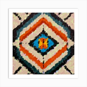 Navajo Vibrant Reverie Art Print