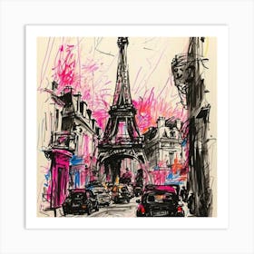 Paris Eiffel Tower Art Print